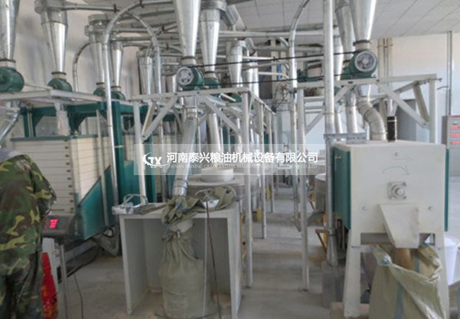 鄭州10噸級石磨面粉機(jī)械安裝案例